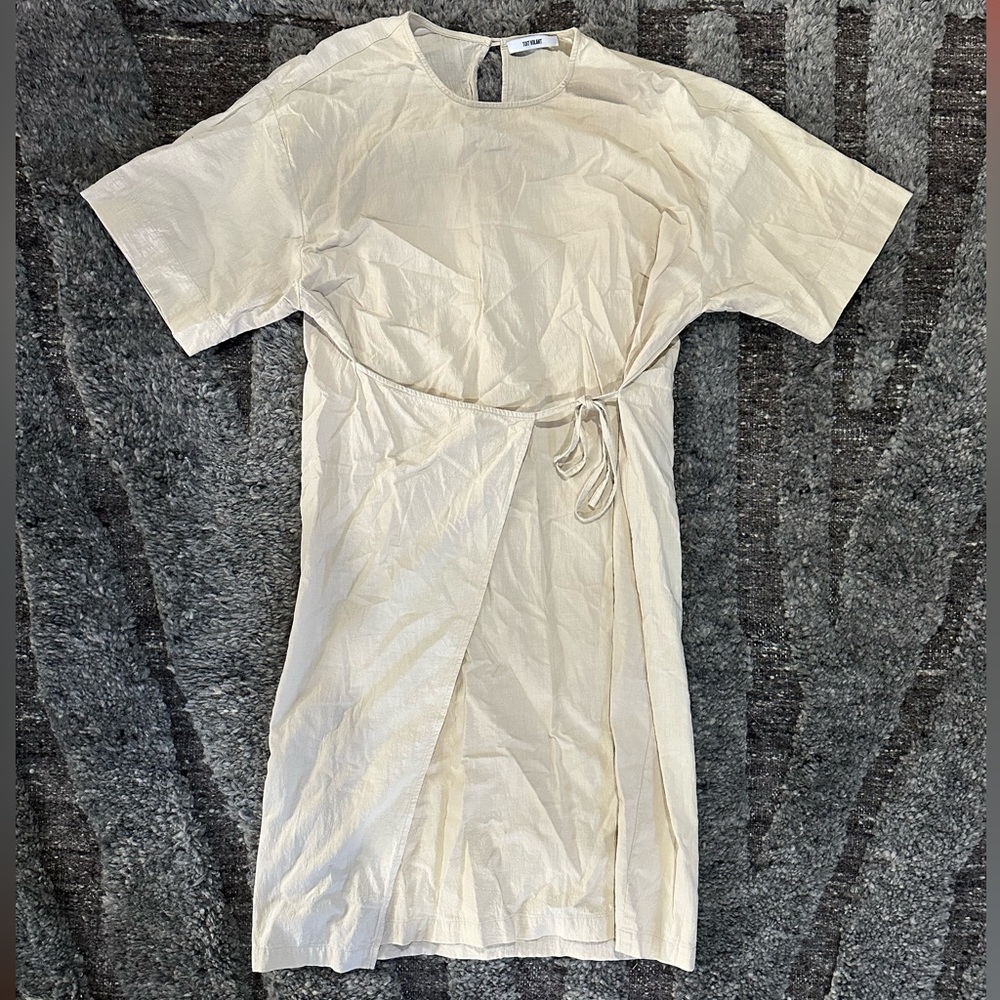 Toit Volant crepe wrap dress